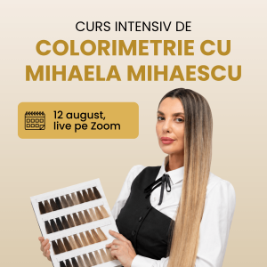 Curs Online De Colorimetrie Cu Mihaela Mihaescu, Format Intensiv De 1 Zi (Avans 50%)