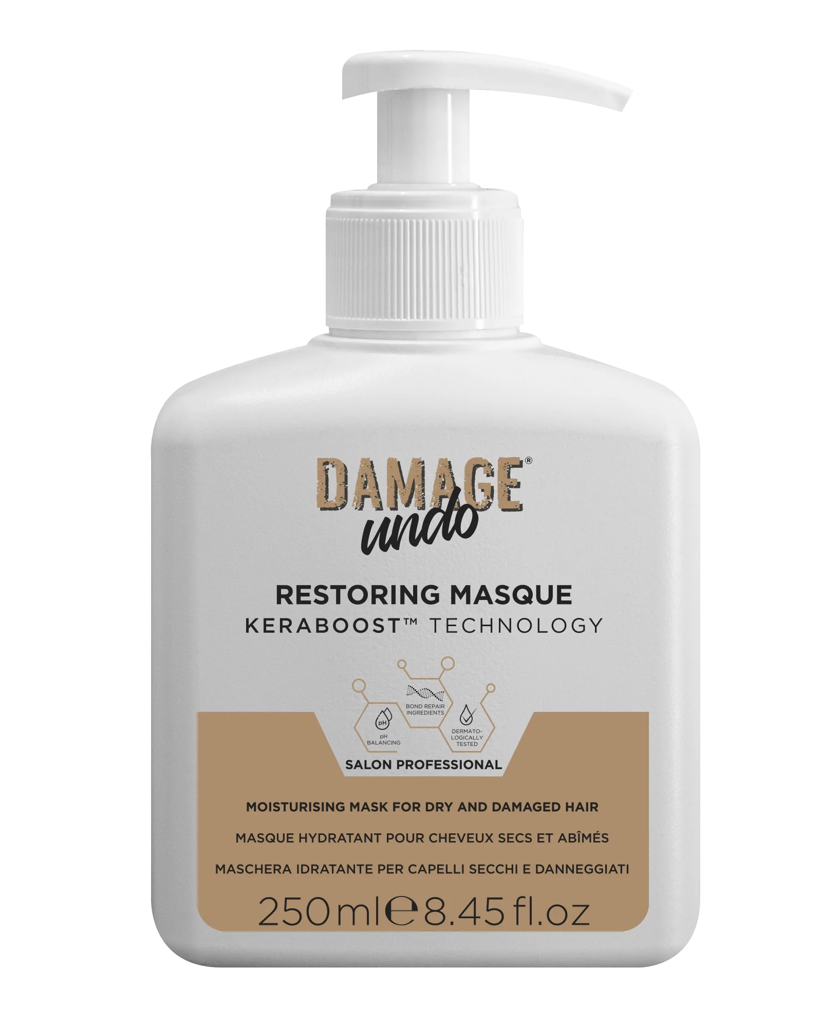 Mască Profesională Reparatorie pentru Păr Uscat - Damage Undo 250 ml