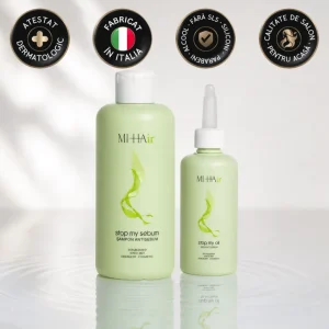 Kit Tratare Scalp Gras (Sampon Stop My Sebum 200 ml + Ser Antisebum Stop My Oil 75 ml)
